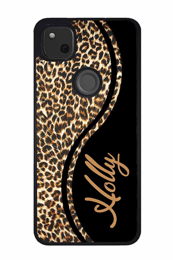 Leopard Curvy Personalized | Google Phone Case