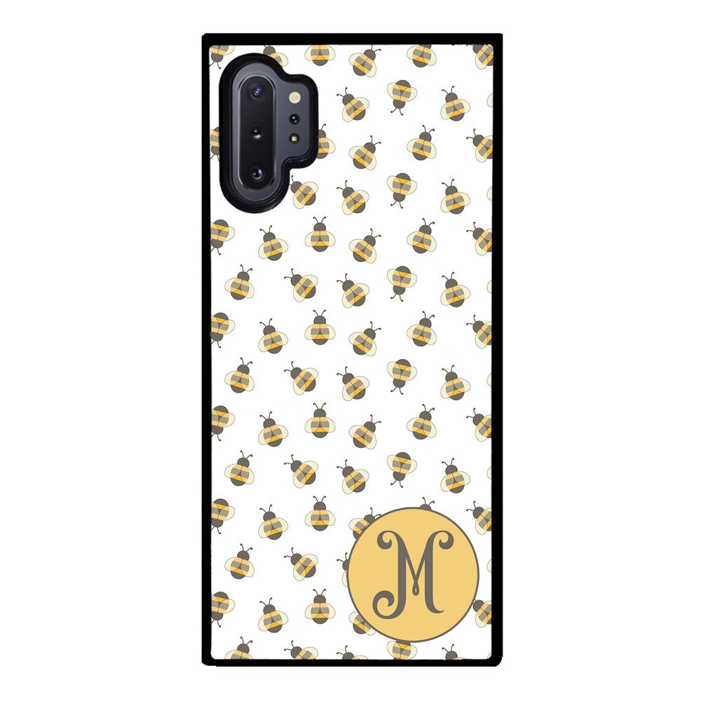 Cute Little Honey Bees Initial | Samsung Phone Case