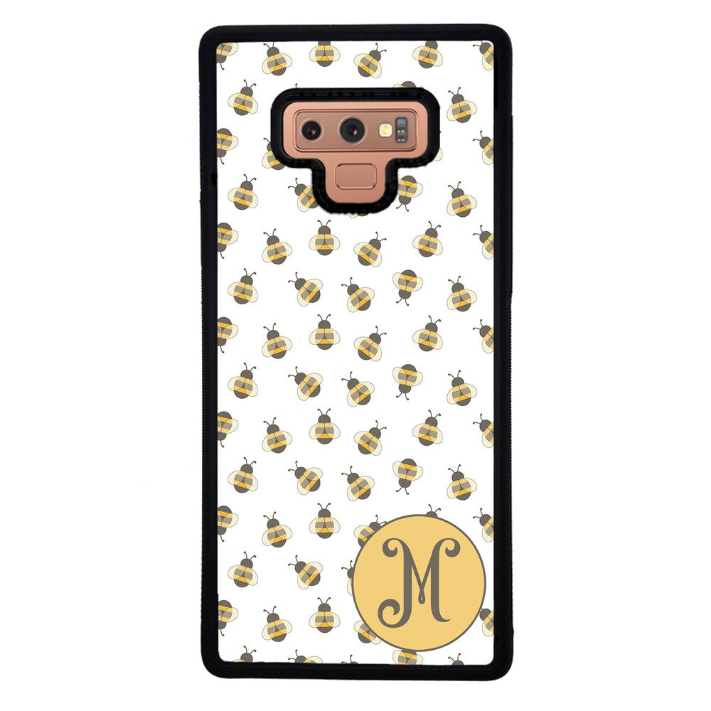 Cute Little Honey Bees Initial | Samsung Phone Case