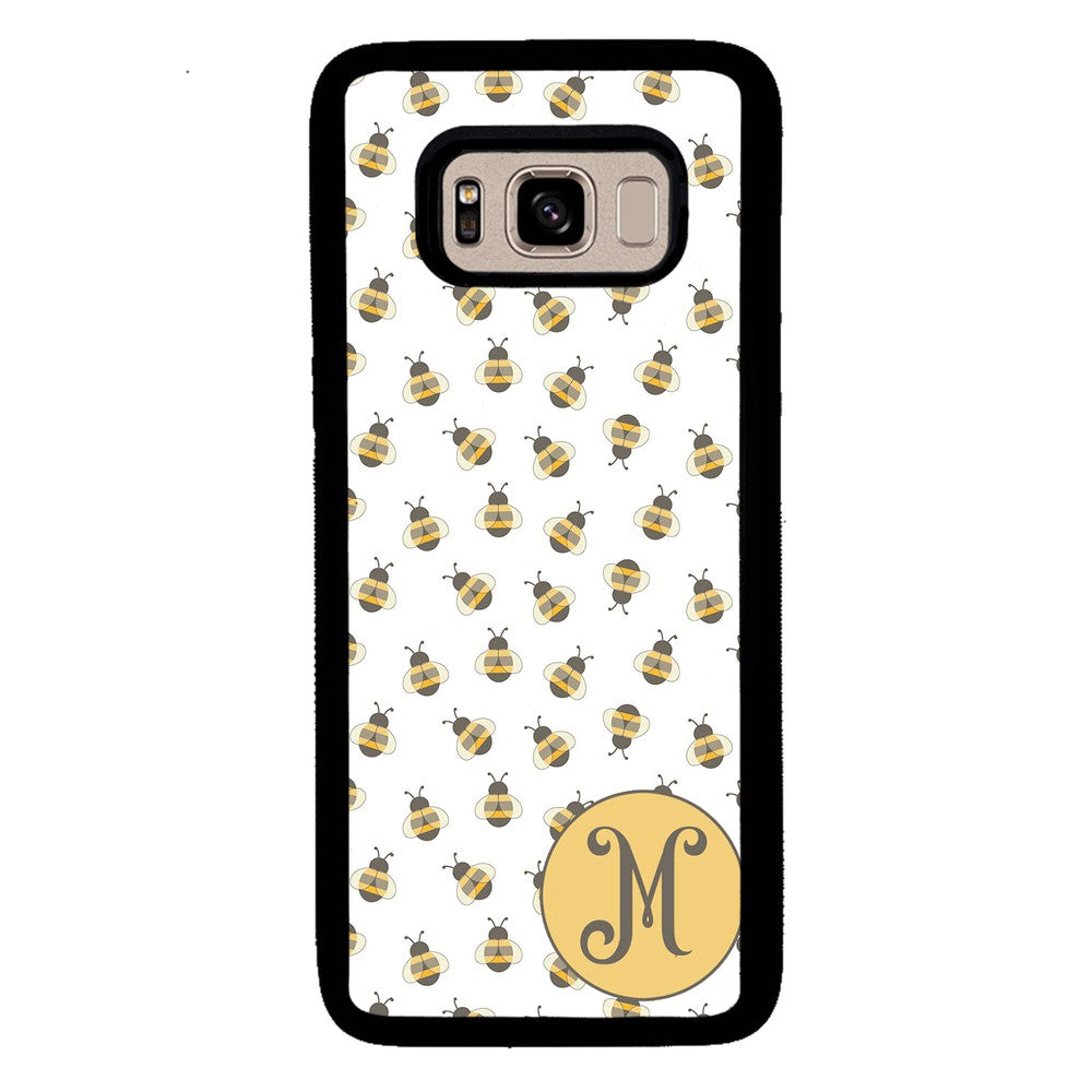 Cute Little Honey Bees Initial | Samsung Phone Case