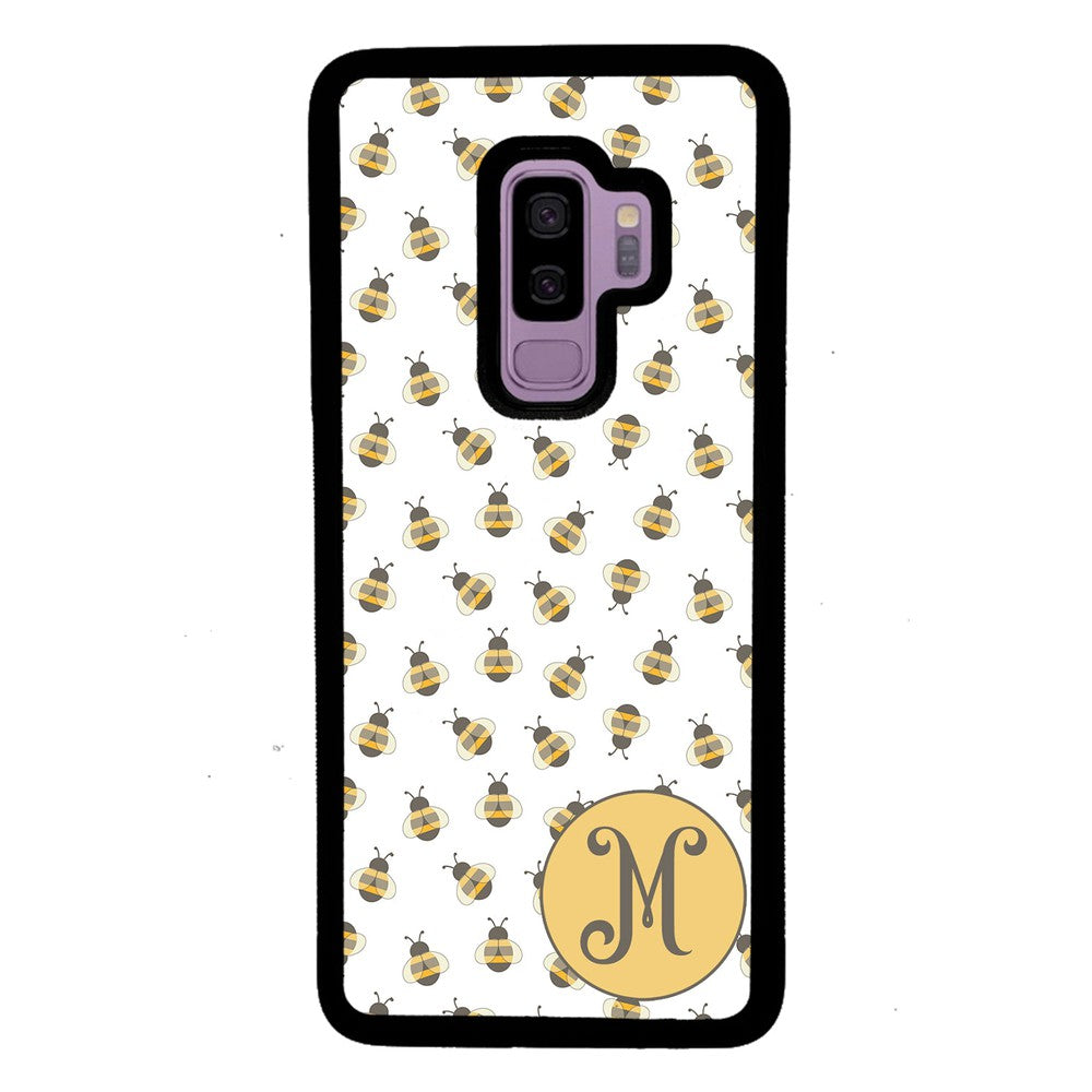Cute Little Honey Bees Initial | Samsung Phone Case