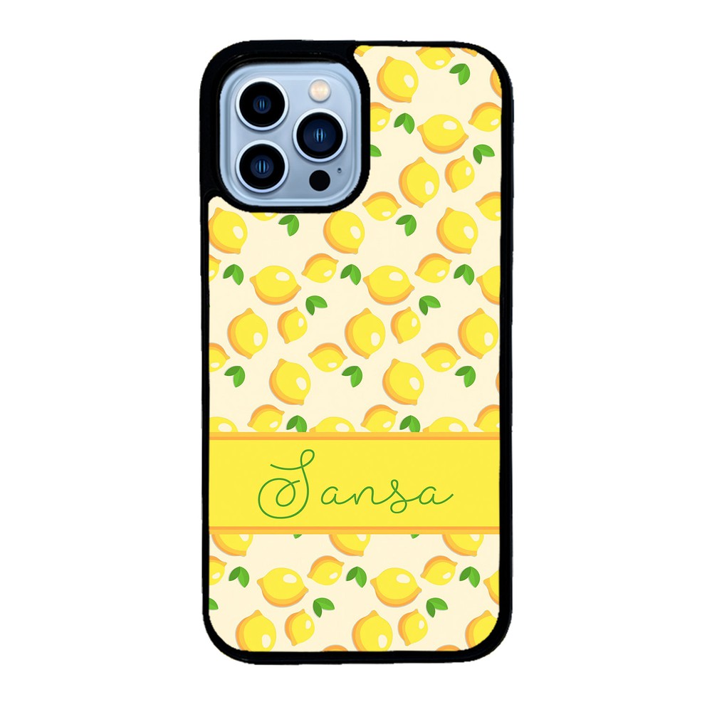 Lemon Pattern Personalized | Apple iPhone Case