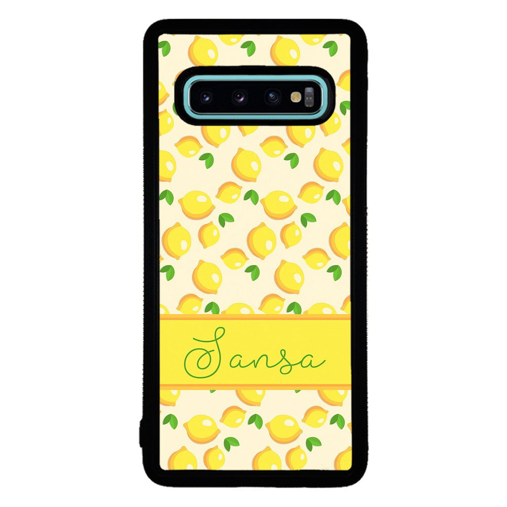 Lemon Pattern Personalized | Samsung Phone Case