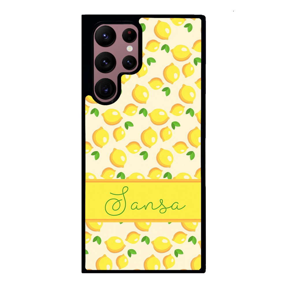 Lemon Pattern Personalized | Samsung Phone Case