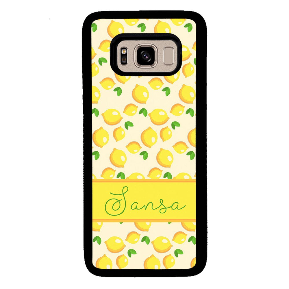 Lemon Pattern Personalized | Samsung Phone Case