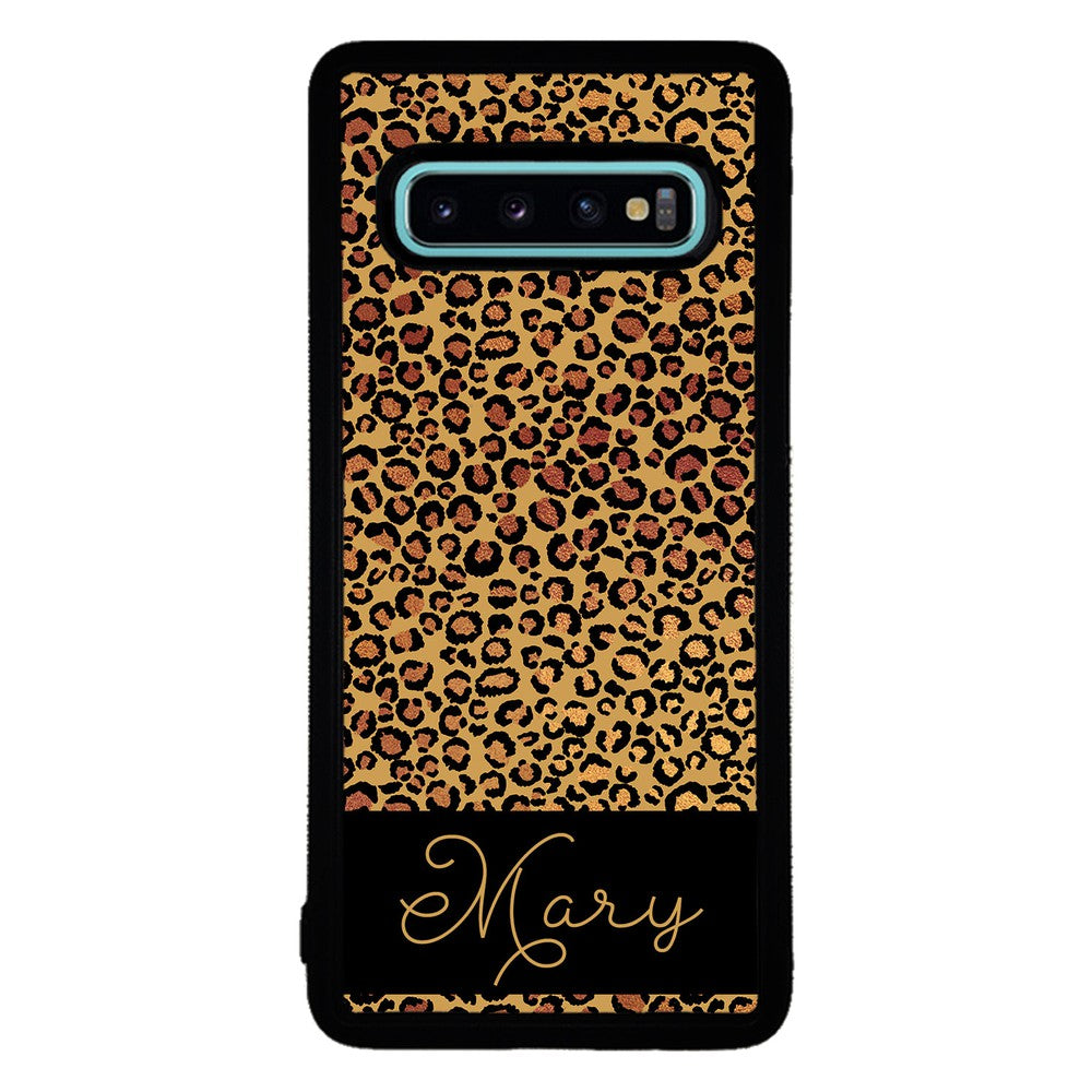 Leopard Skin Personalized | Samsung Phone Case