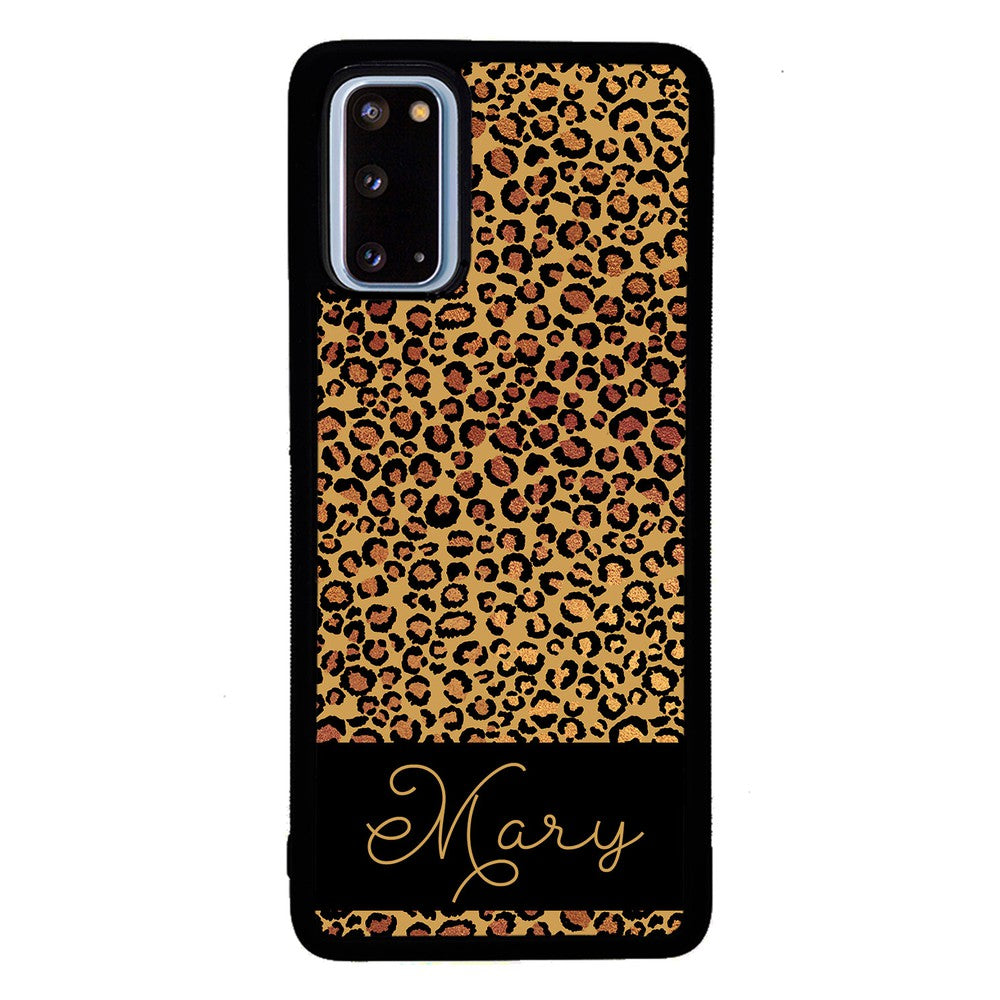 Leopard Skin Personalized | Samsung Phone Case