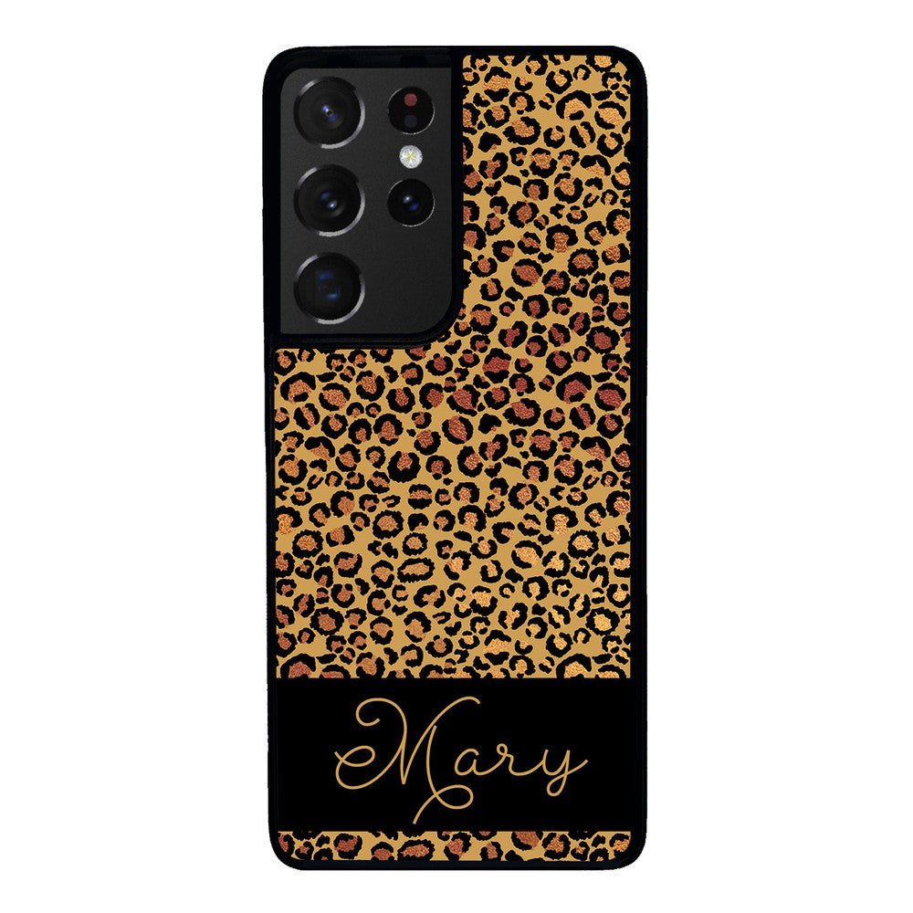 Leopard Skin Personalized | Samsung Phone Case