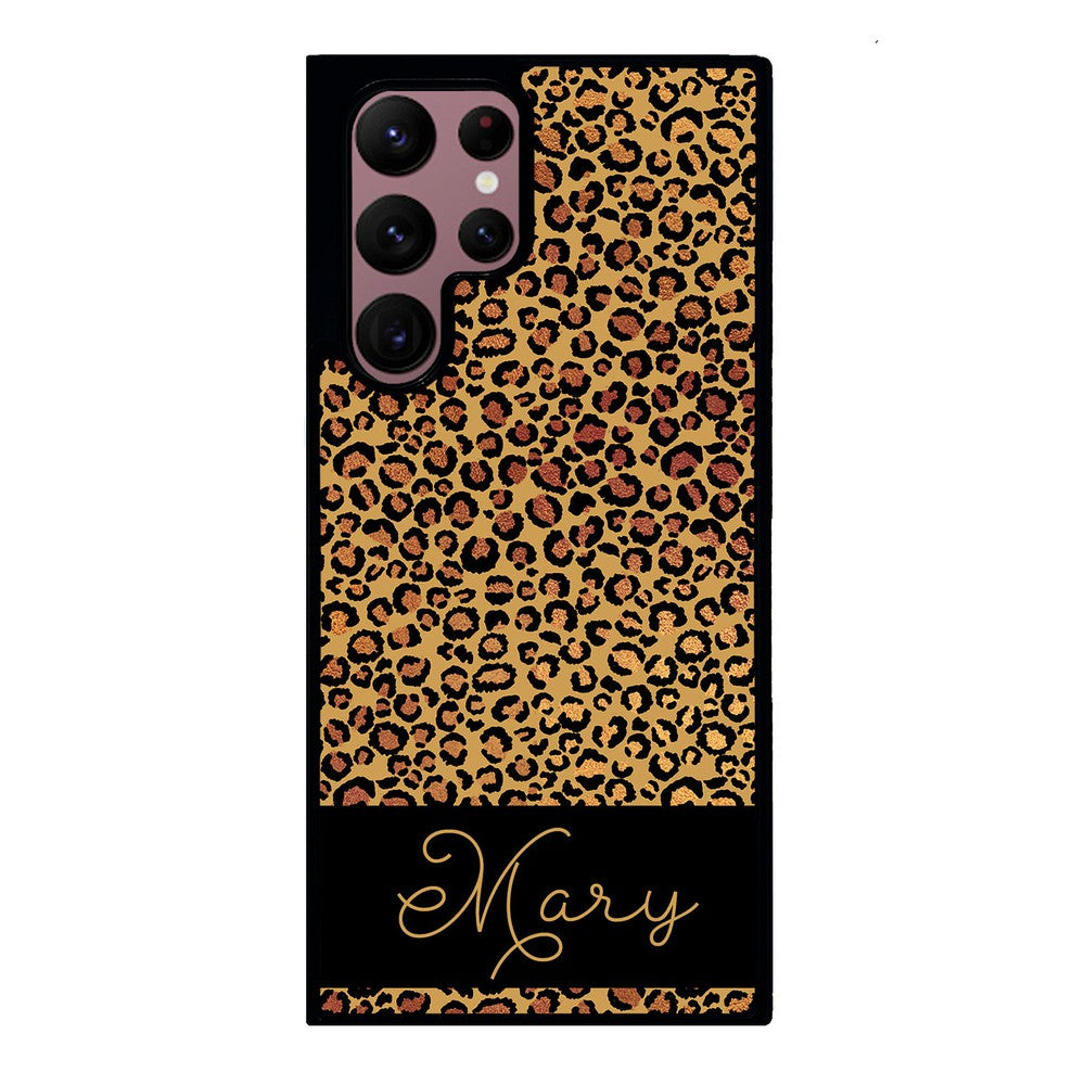 Leopard Skin Personalized | Samsung Phone Case