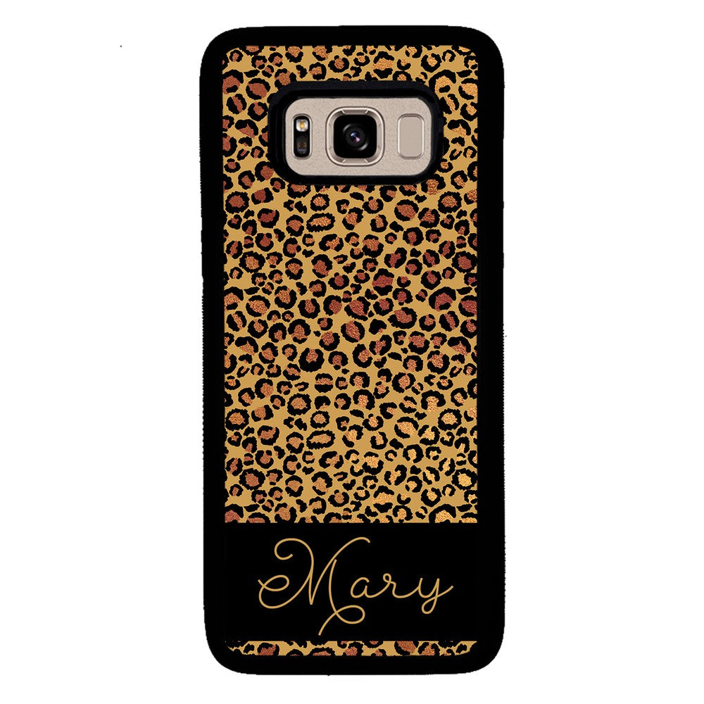 Leopard Skin Personalized | Samsung Phone Case