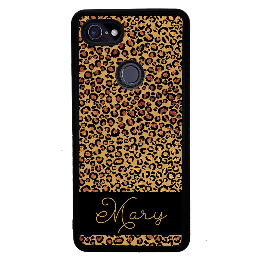 Leopard Skin Personalized | Google Phone Case