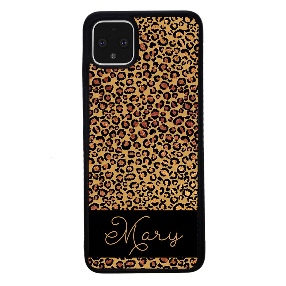 Leopard Skin Personalized | Google Phone Case