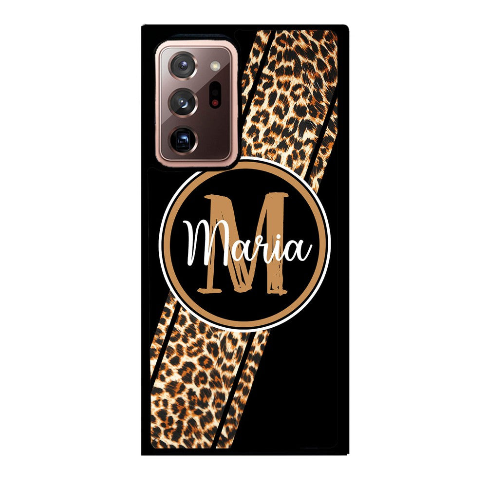 Leopard Animal Skin Stripe Personalized | Samsung Phone Case