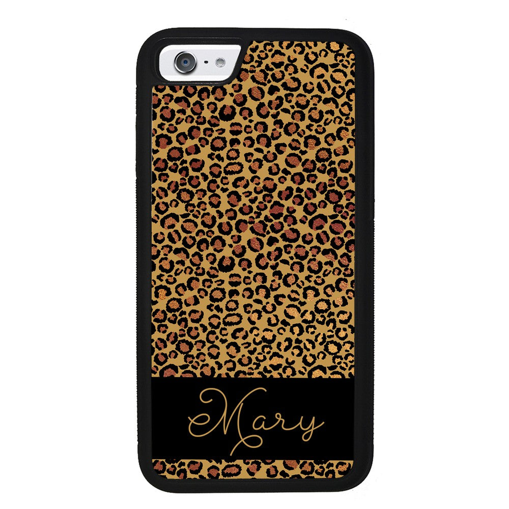 Leopard Skin Personalized | Apple iPhone Case
