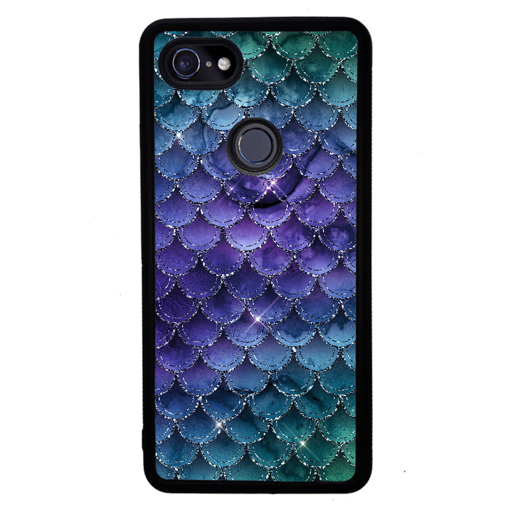 Purple Shine Mermaid Scales | Google Phone Case