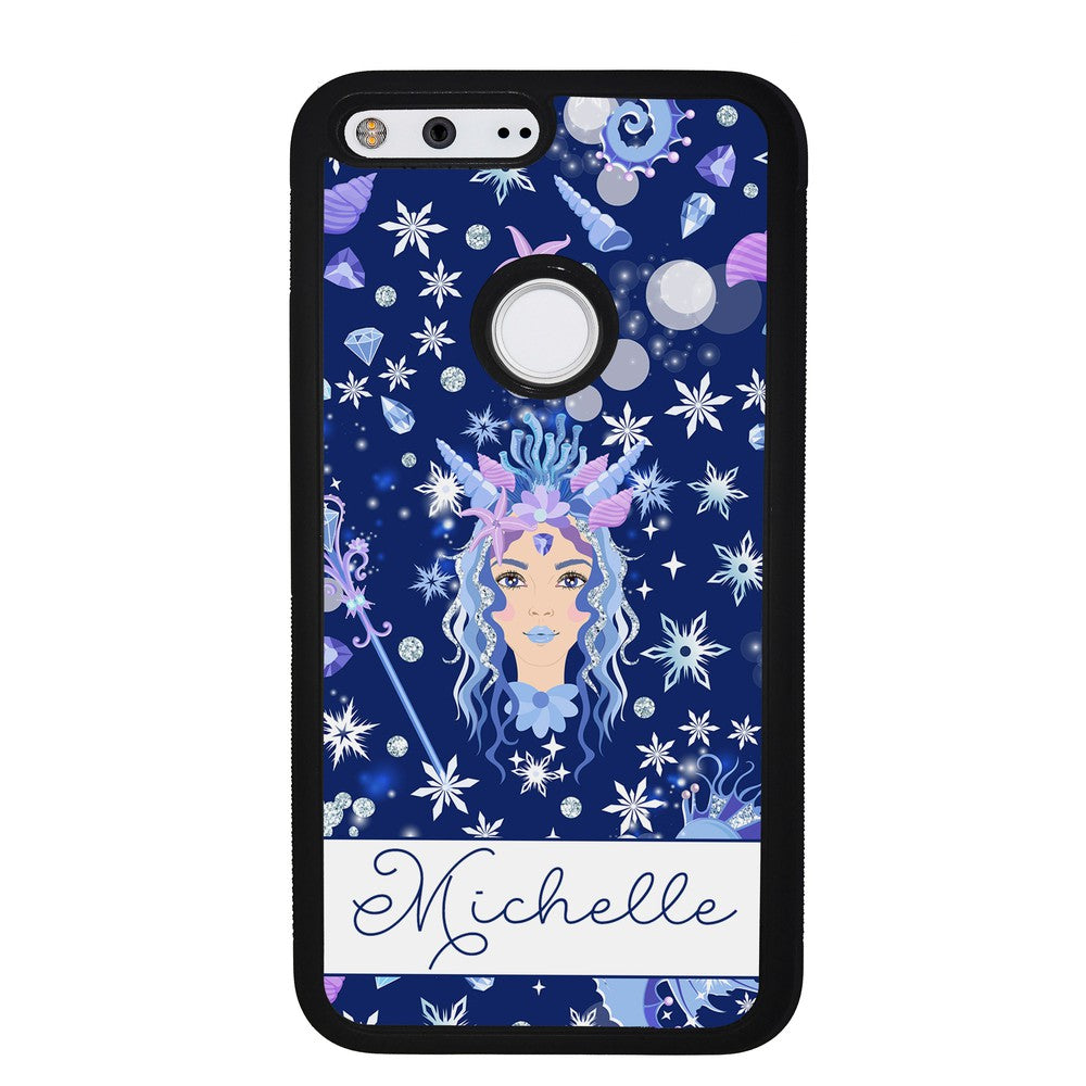 Goddess Mermaid Princess Personalized | Google Phone Case