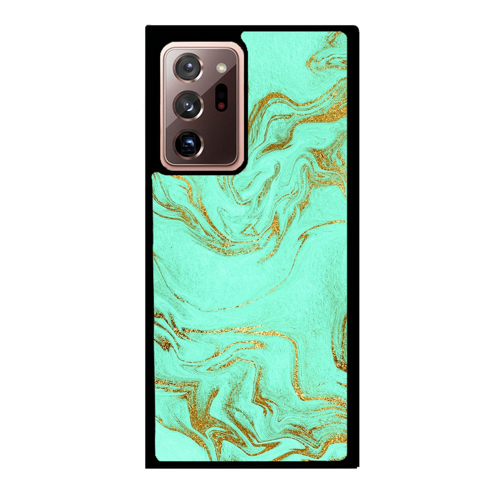 Mint and Gold Marble | Samsung Phone Case