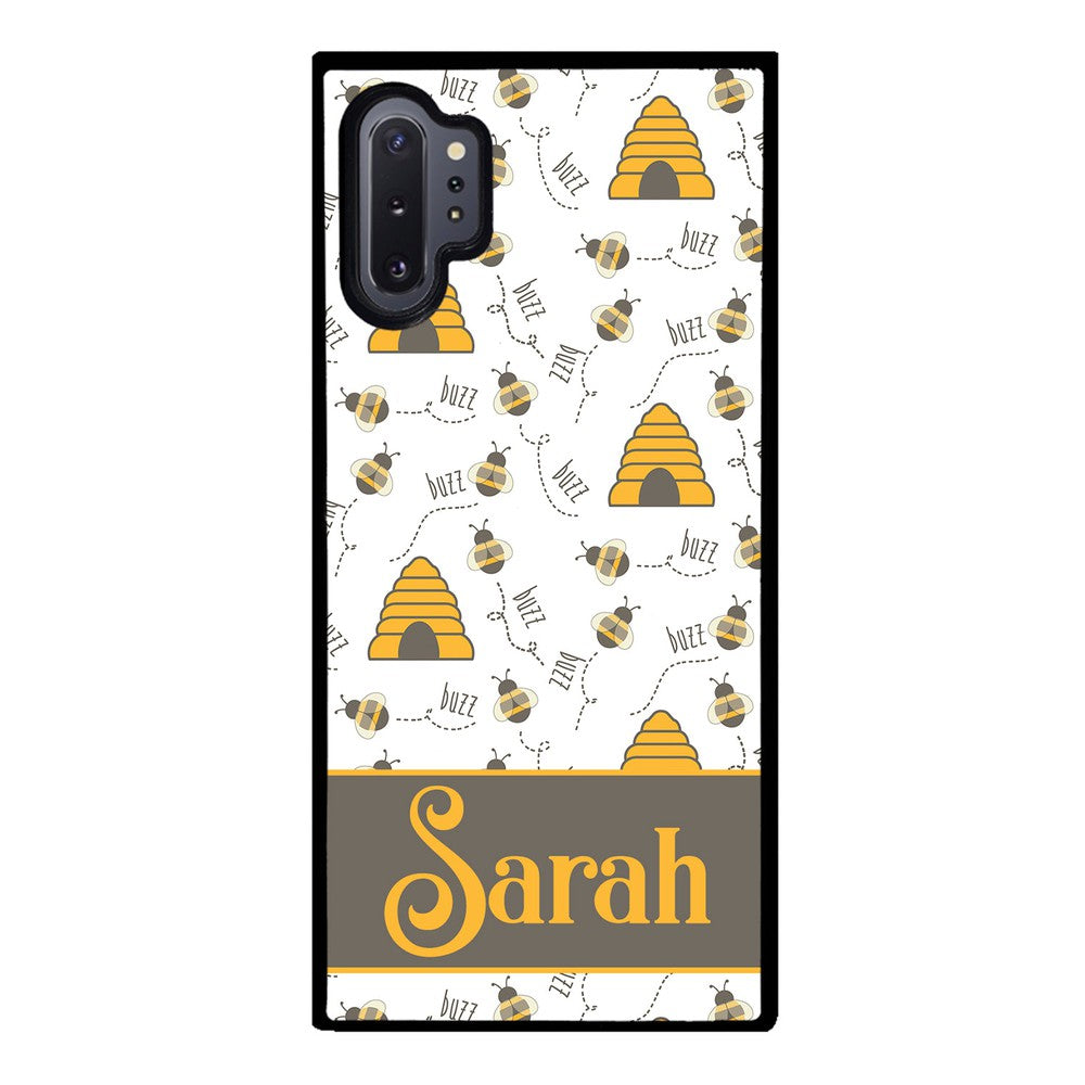 Honey Bee and Hive Personalized | Samsung Phone Case