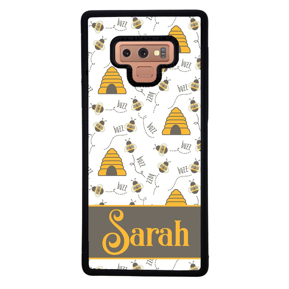 Honey Bee and Hive Personalized | Samsung Phone Case