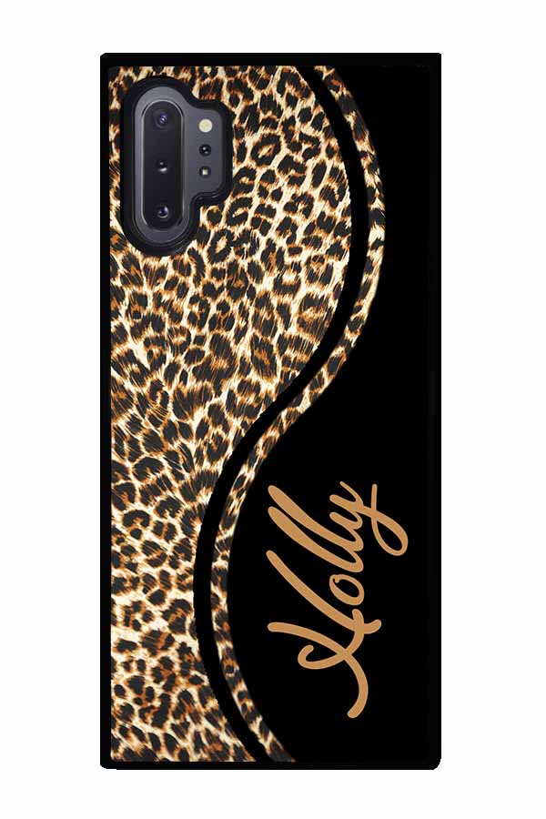 Leopard Curvy Personalized | Samsung Phone Case
