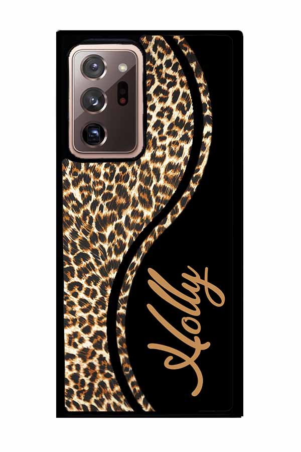 Leopard Curvy Personalized | Samsung Phone Case
