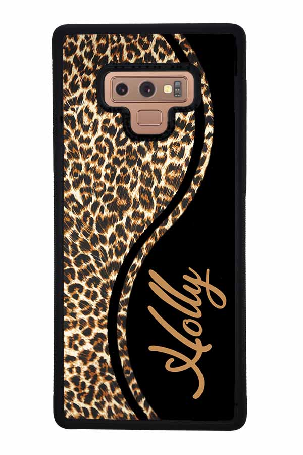 Leopard Curvy Personalized | Samsung Phone Case