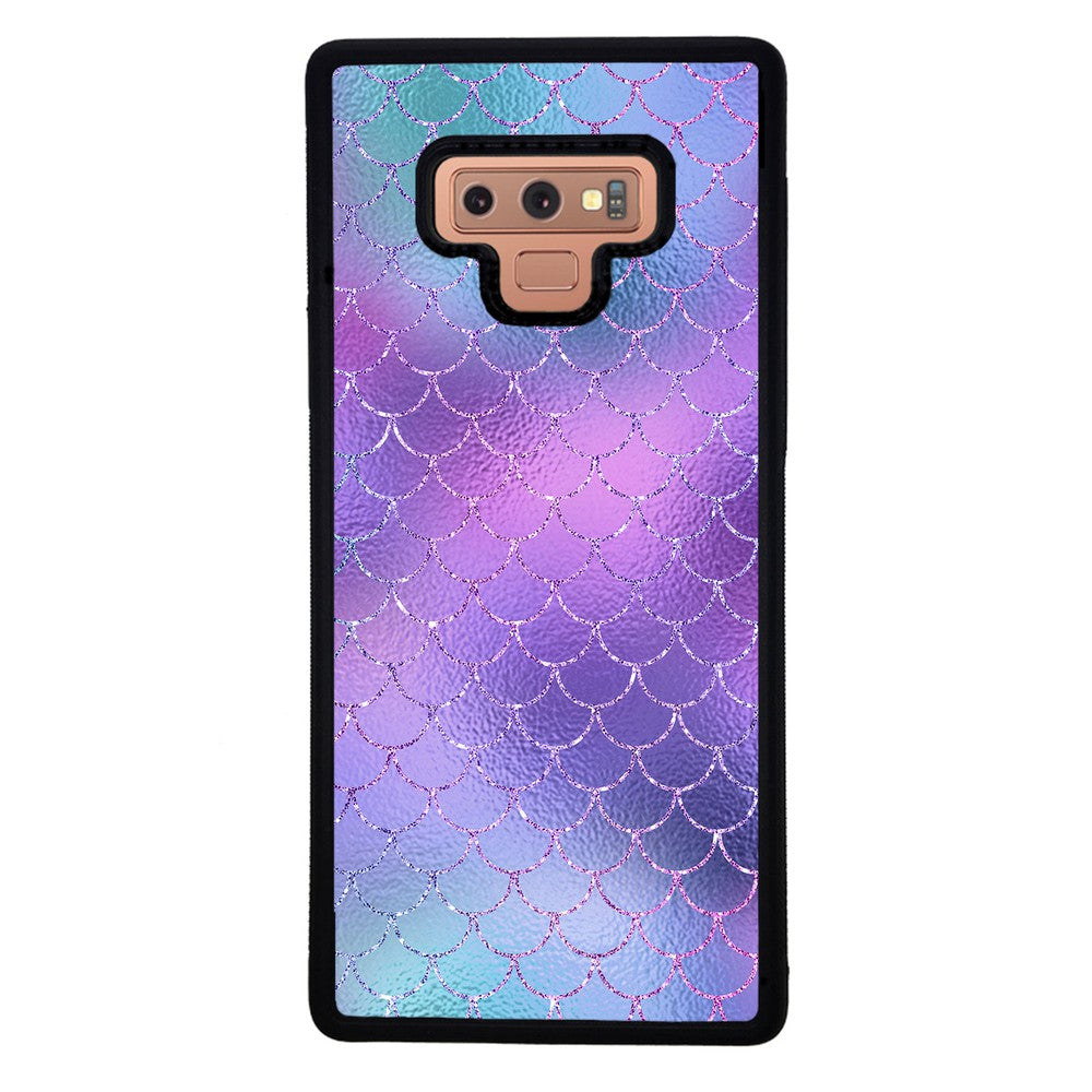 Purple Glitter Pastel Mermaid Scales | Samsung Phone Case