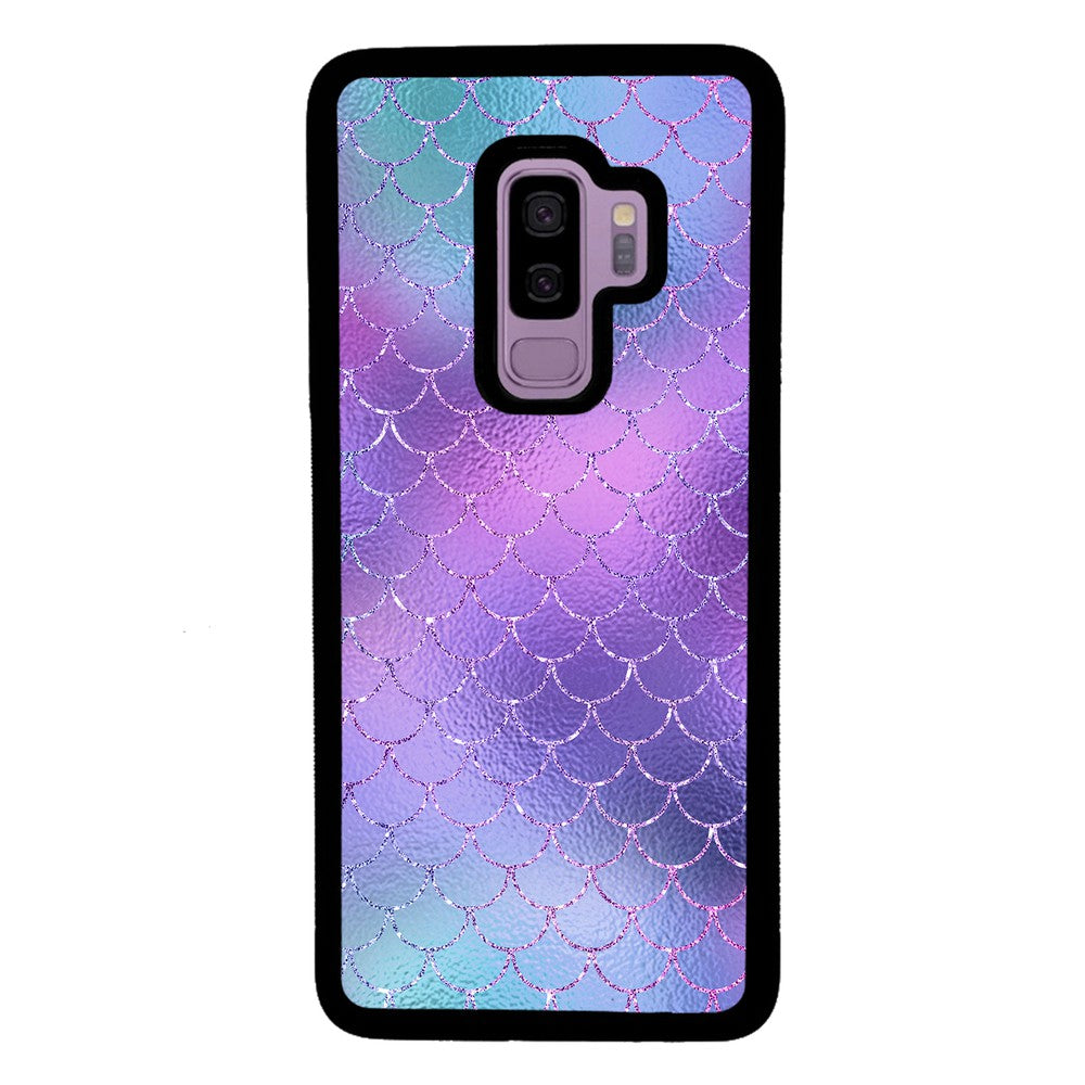 Purple Glitter Pastel Mermaid Scales | Samsung Phone Case