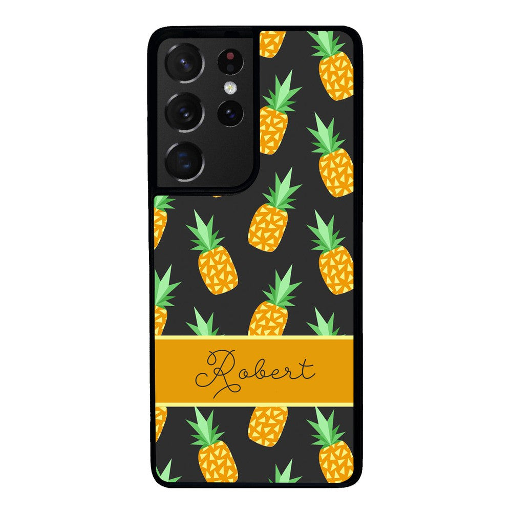 Pineapple Pattern Personalized | Samsung Phone Case