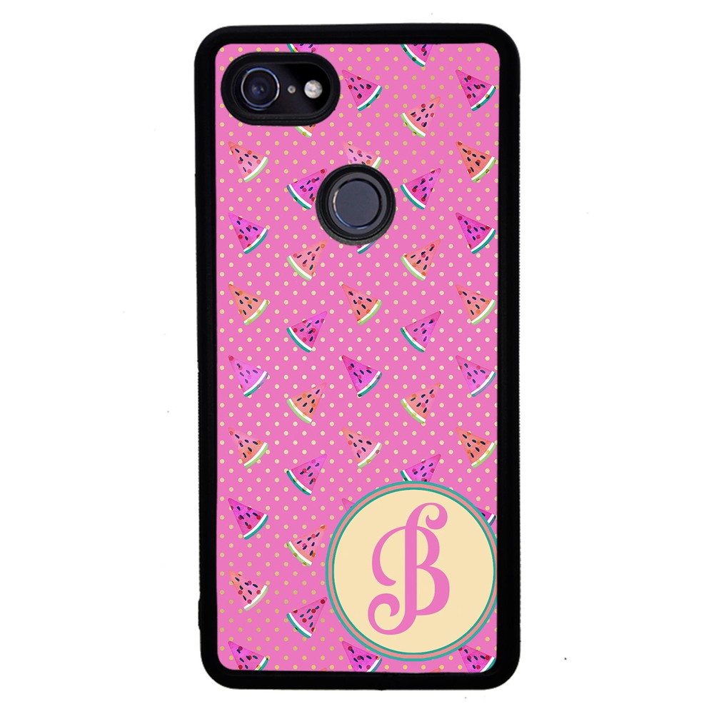 Pink Watermelon Initial | Google Phone Case