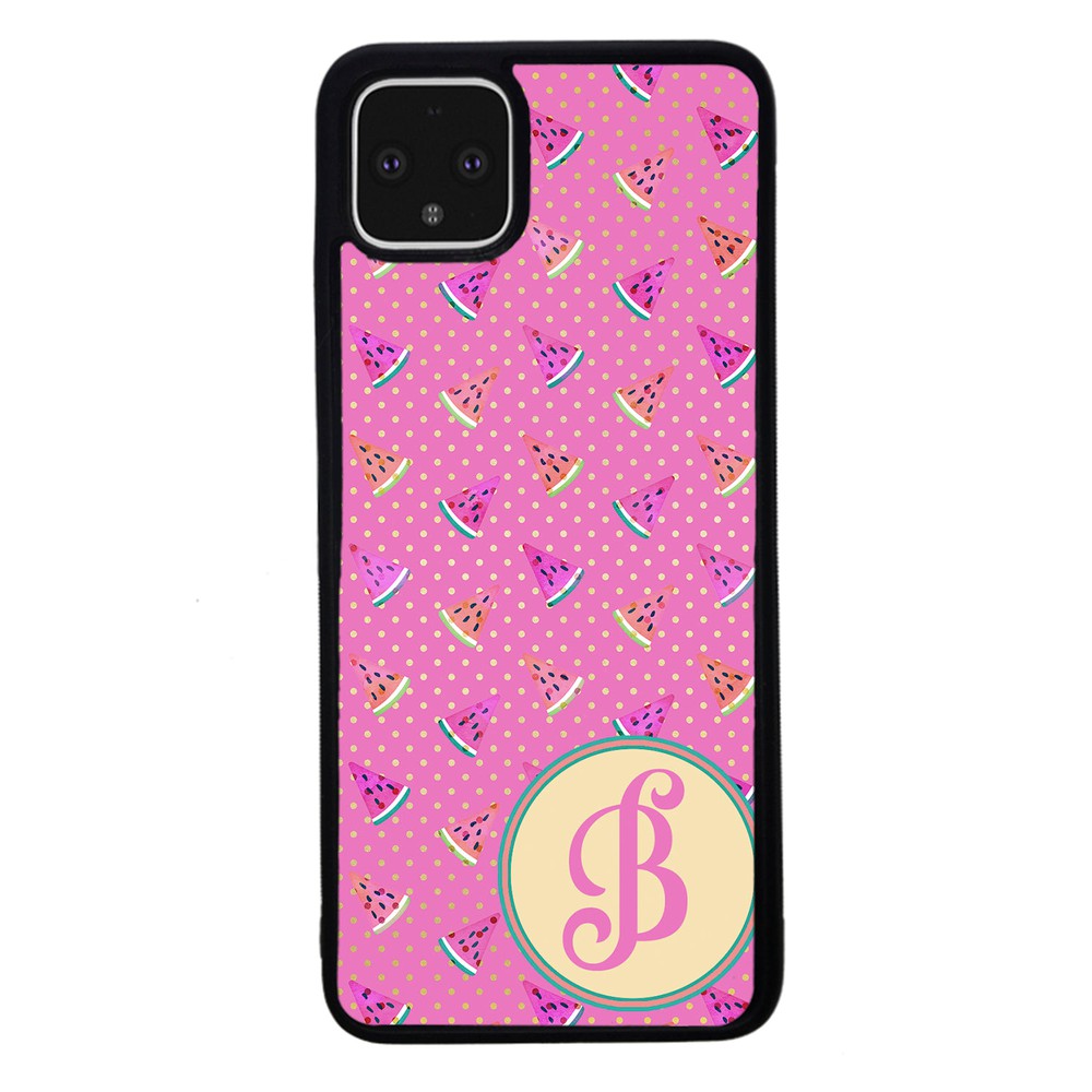 Pink Watermelon Initial | Google Phone Case