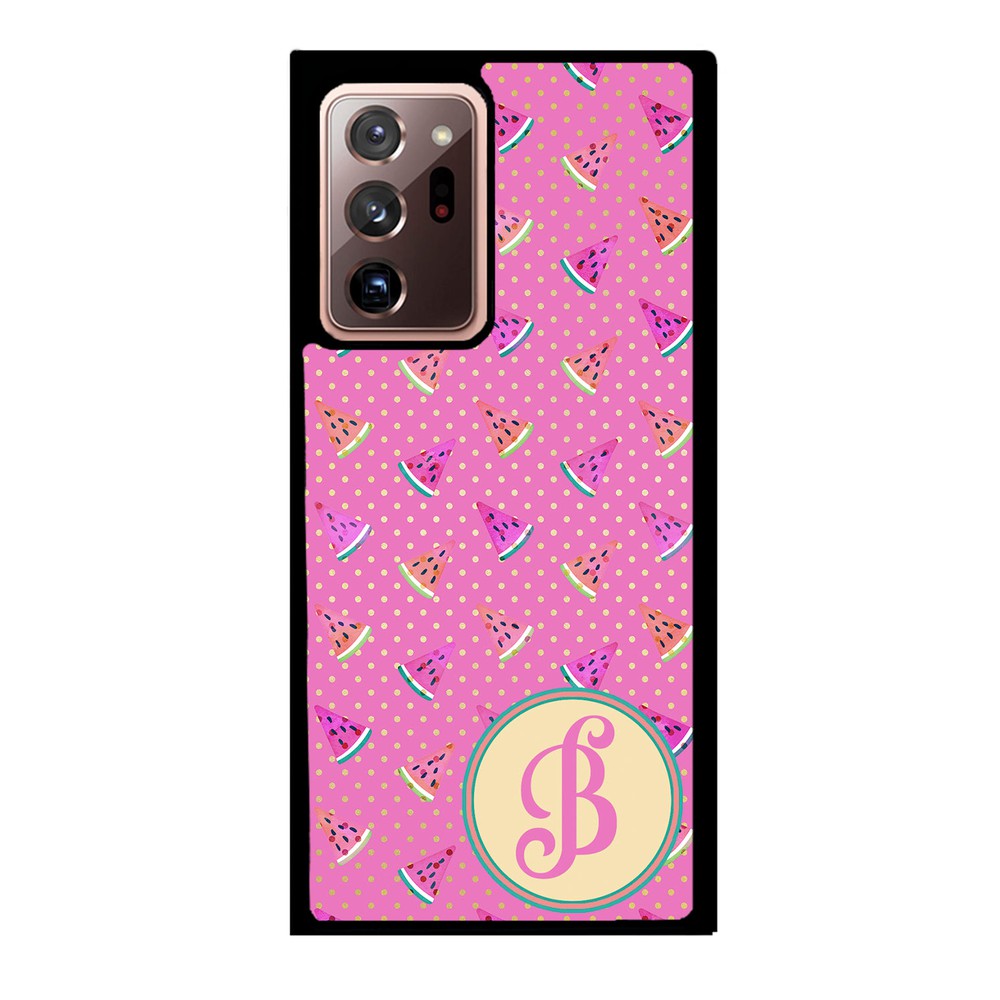 Pink Watermelon Initial | Samsung Phone Case