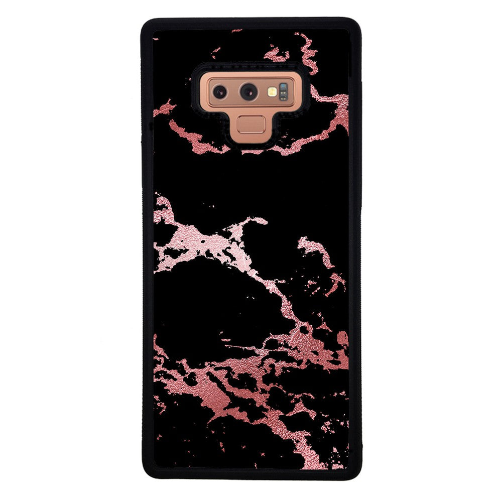 Black and Pink Marble | Samsung Phone Case