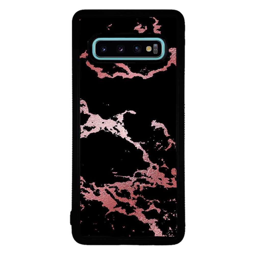 Black and Pink Marble | Samsung Phone Case