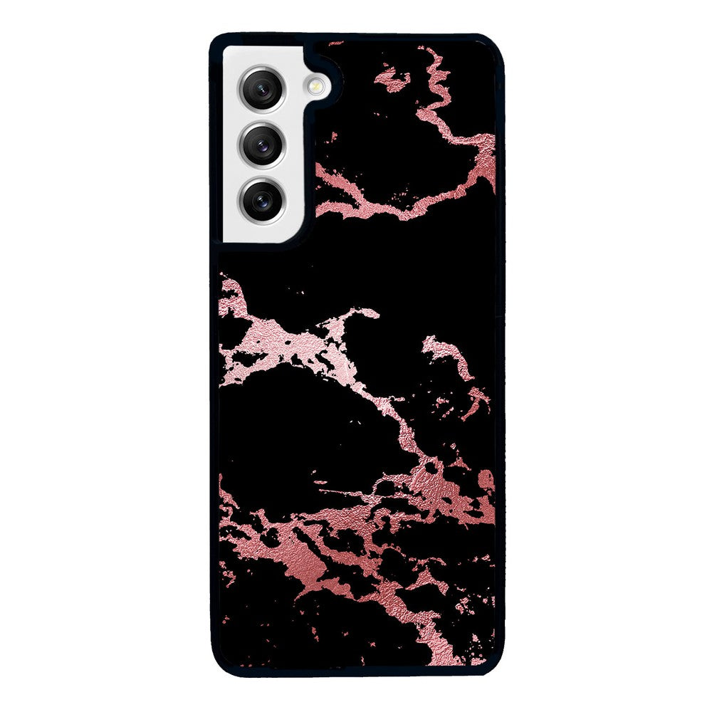 Black and Pink Marble | Samsung Phone Case
