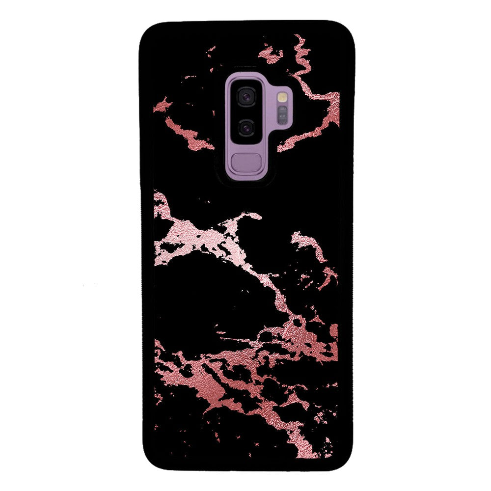 Black and Pink Marble | Samsung Phone Case