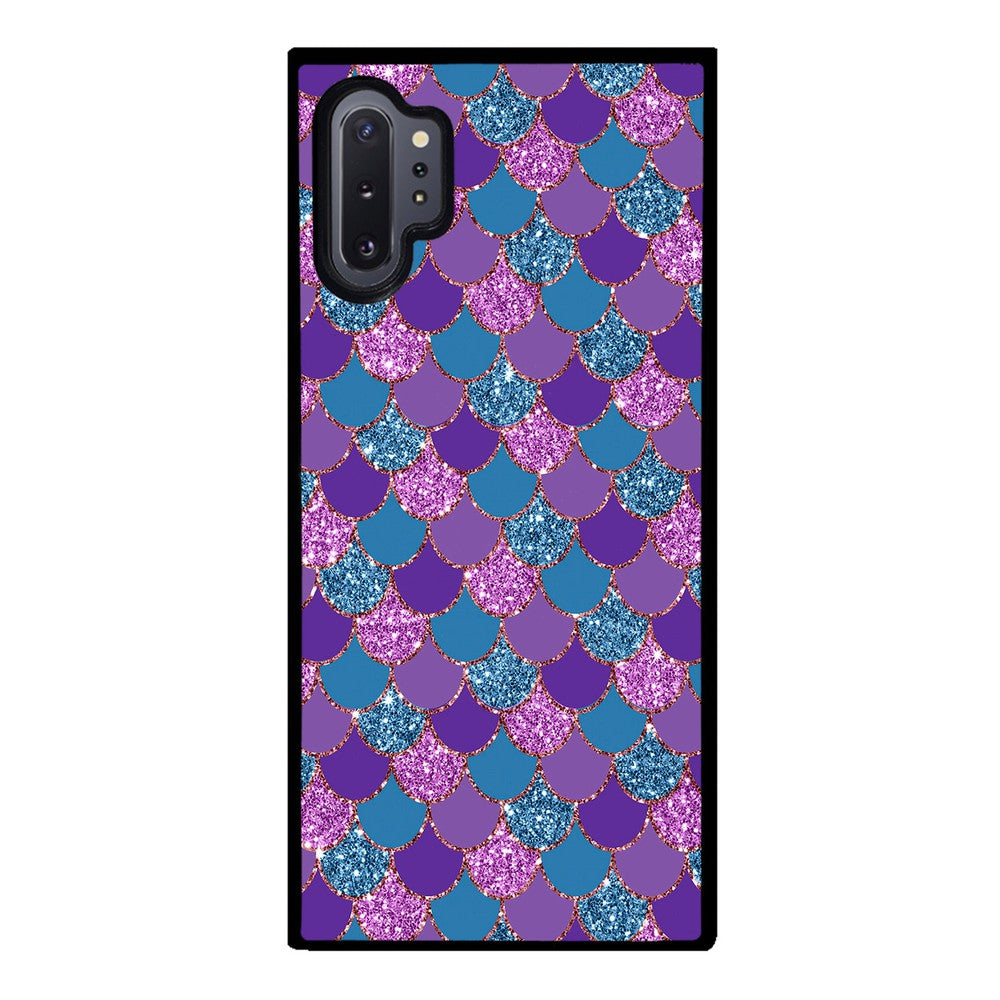 Purple Teal Gold Mermaid Scales | Samsung Phone Case