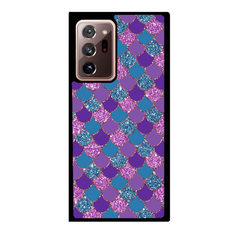 Purple Teal Gold Mermaid Scales | Samsung Phone Case