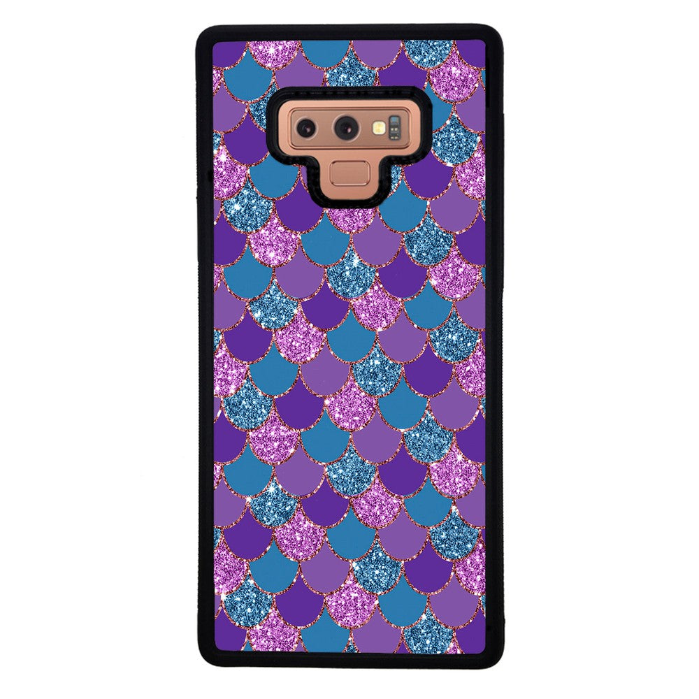 Purple Teal Gold Mermaid Scales | Samsung Phone Case
