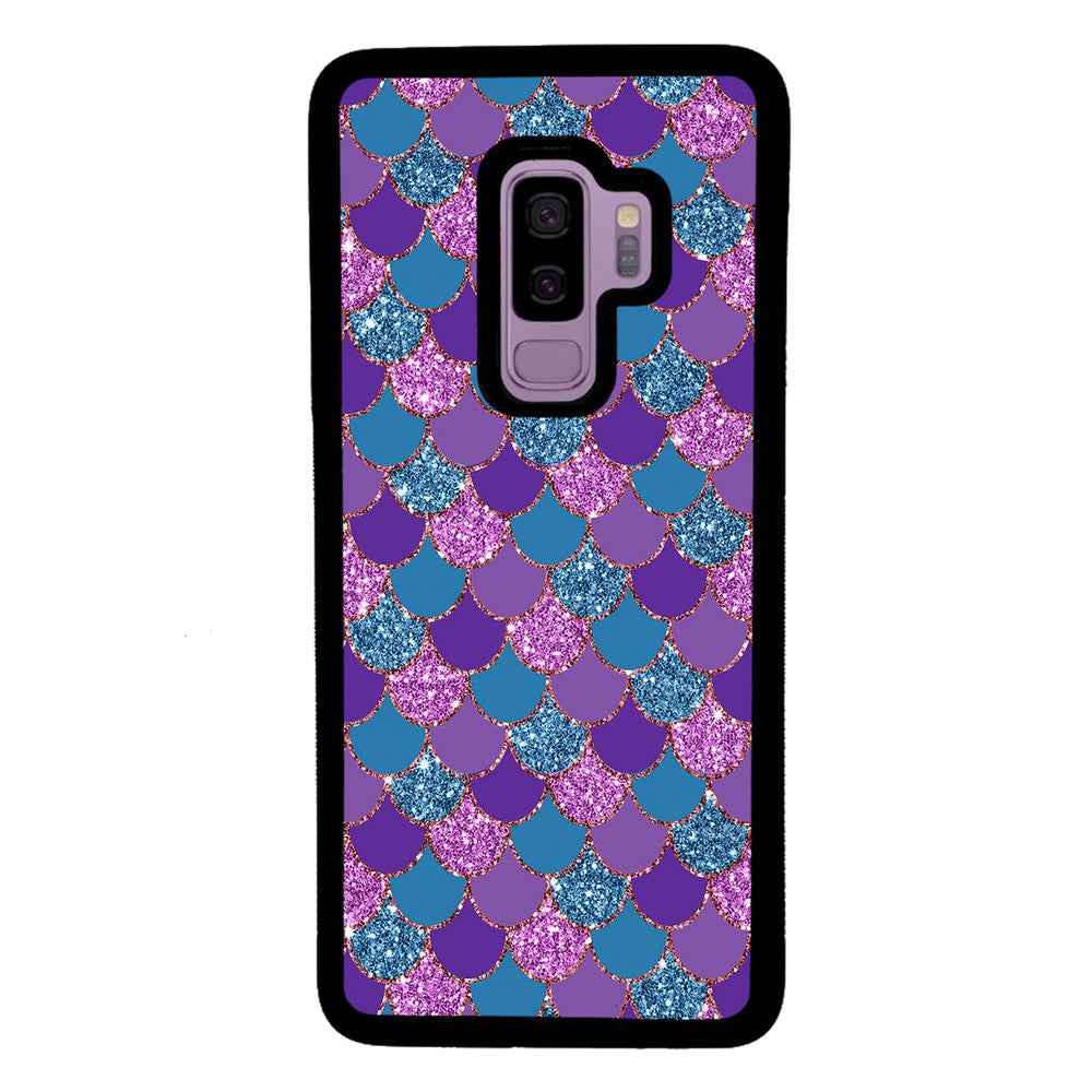 Purple Teal Gold Mermaid Scales | Samsung Phone Case