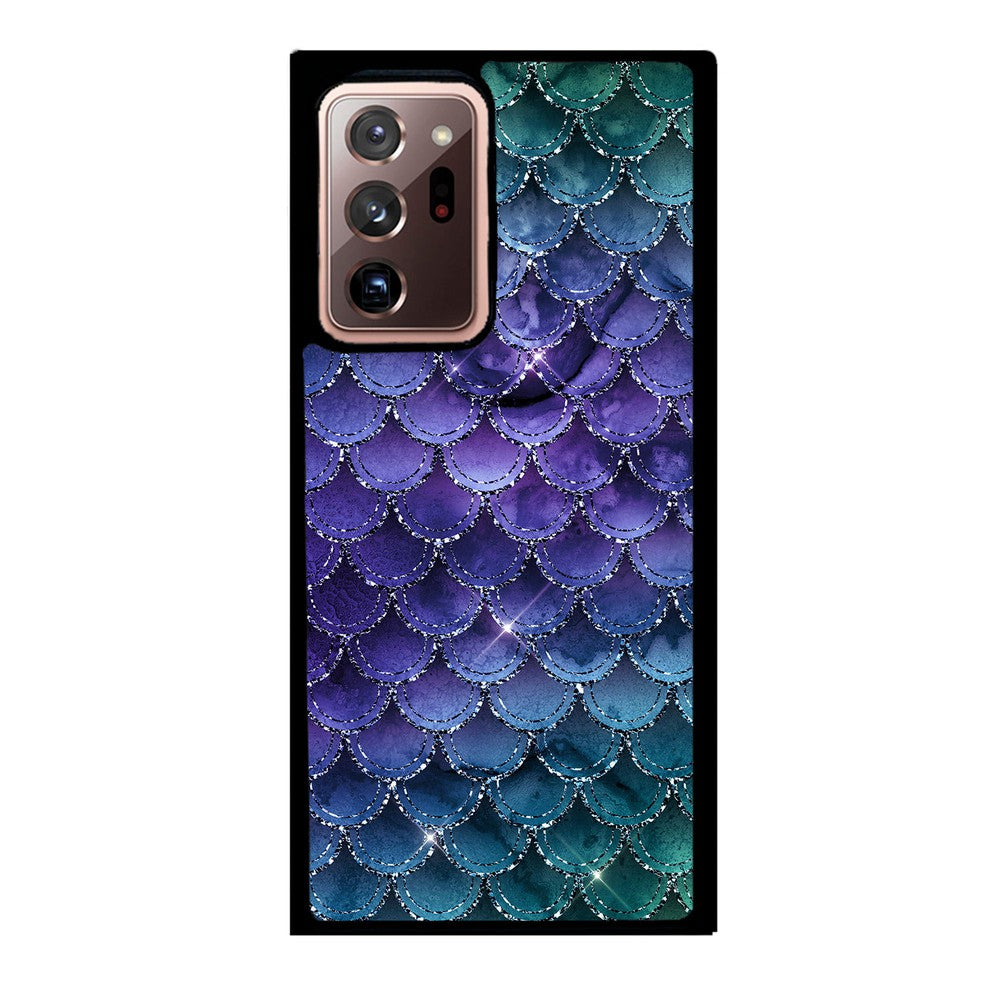 Purple Shine Mermaid Scales Samsung Phone Case