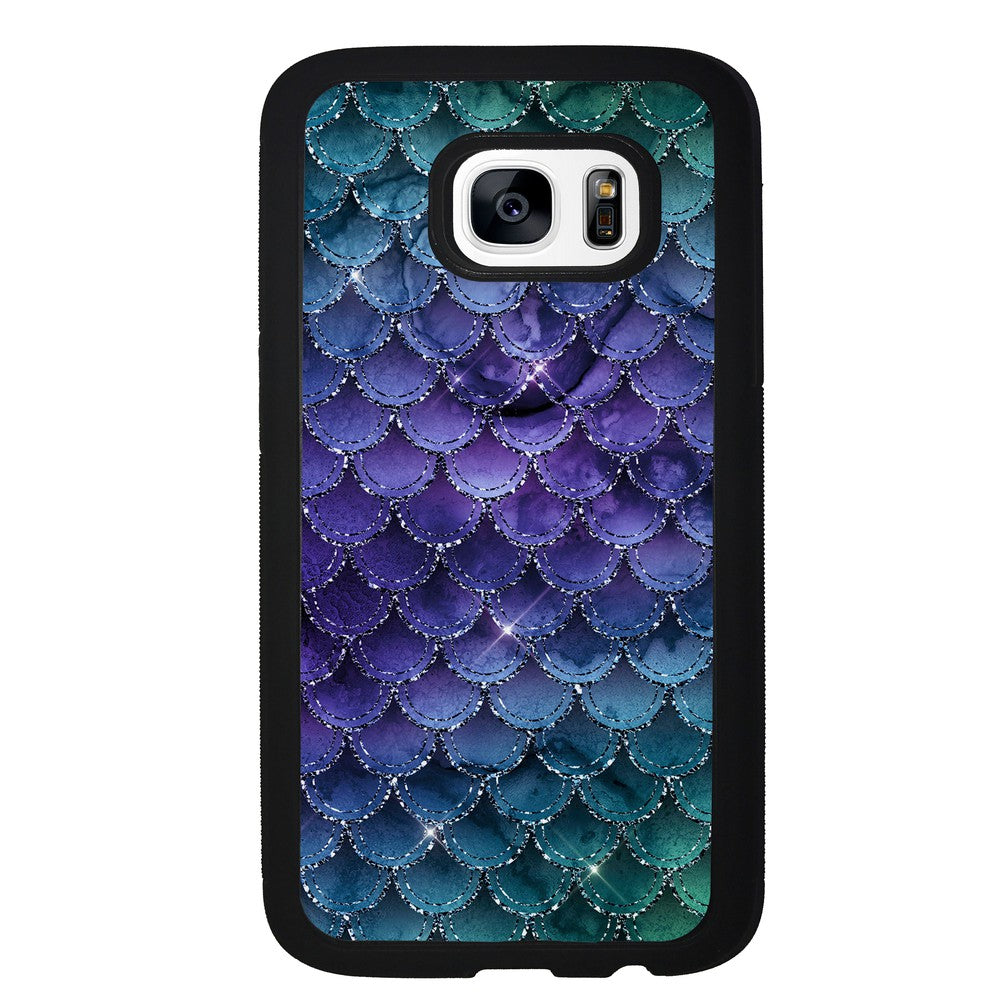 Purple Shine Mermaid Scales | Samsung Phone Case