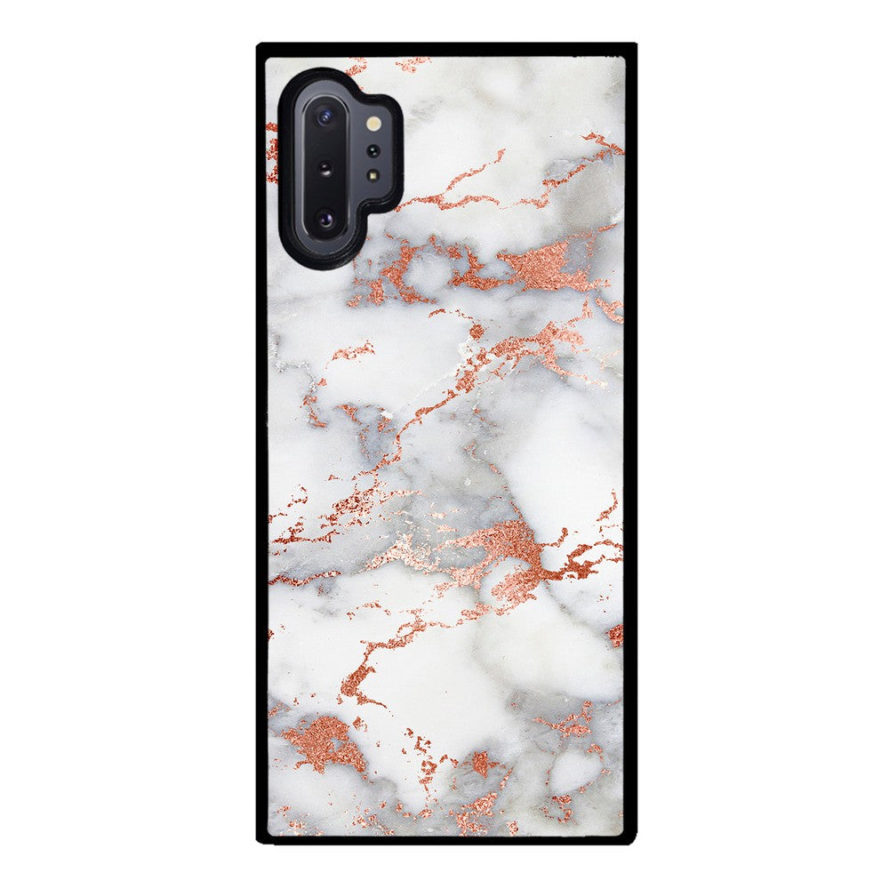 Rose Gold White Marble | Samsung Phone Case