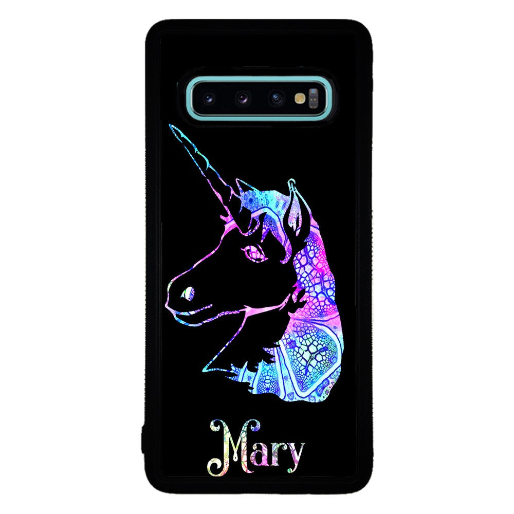 Unicorn Neon Sign Personalized | Samsung Phone Case