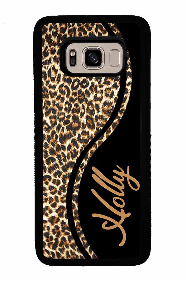 Leopard Curvy Personalized | Samsung Phone Case