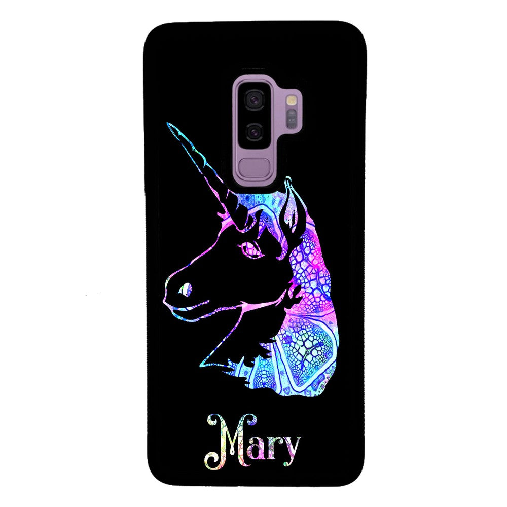 Unicorn Neon Sign Personalized | Samsung Phone Case