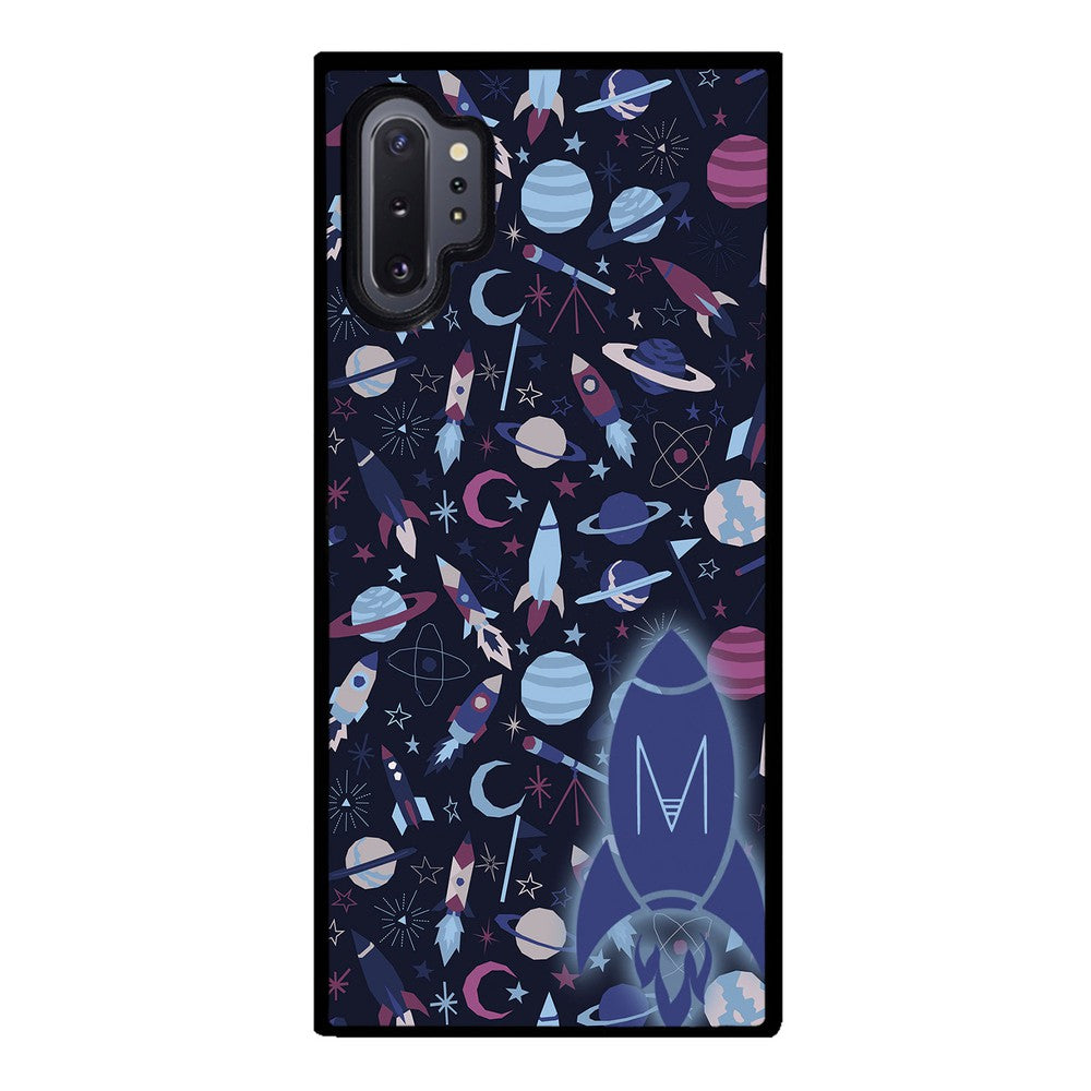 Space Planets Rockets Initial | Samsung Phone Case