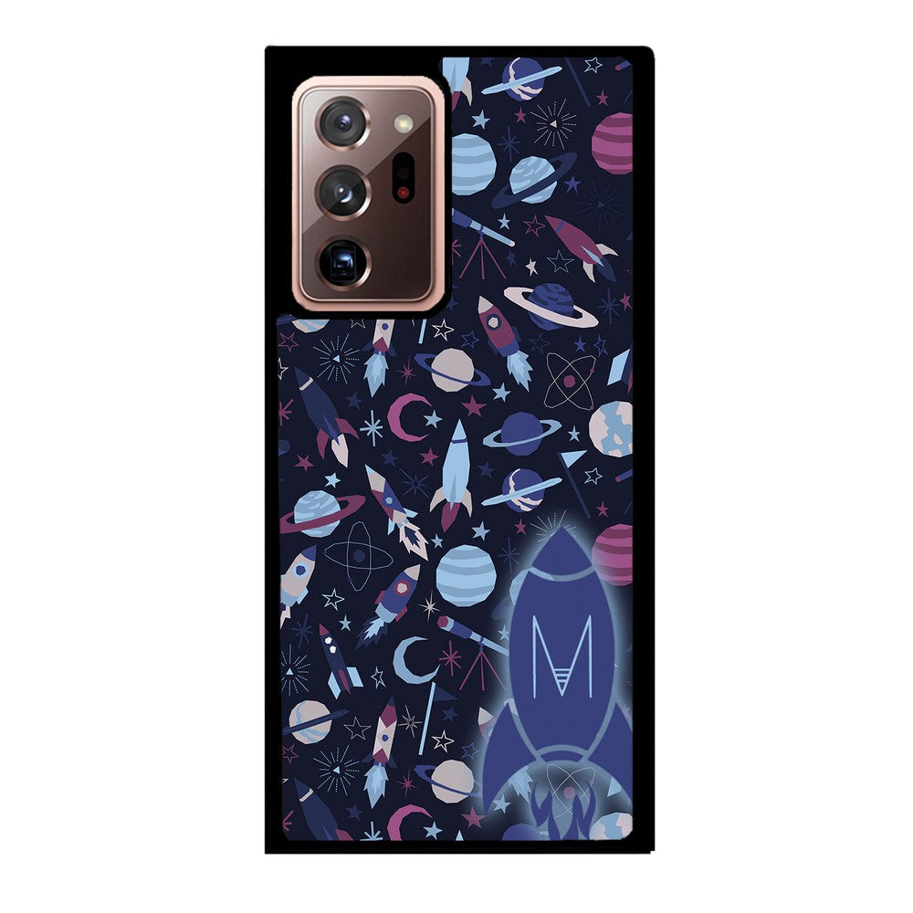 Space Planets Rockets Initial | Samsung Phone Case