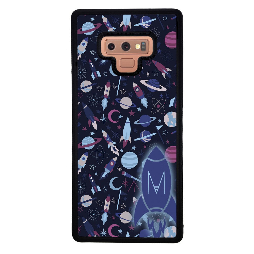 Space Planets Rockets Initial | Samsung Phone Case