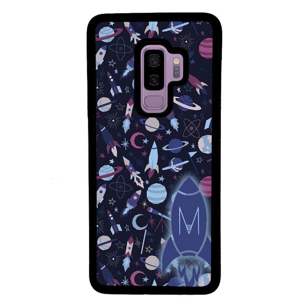 Space Planets Rockets Initial | Samsung Phone Case
